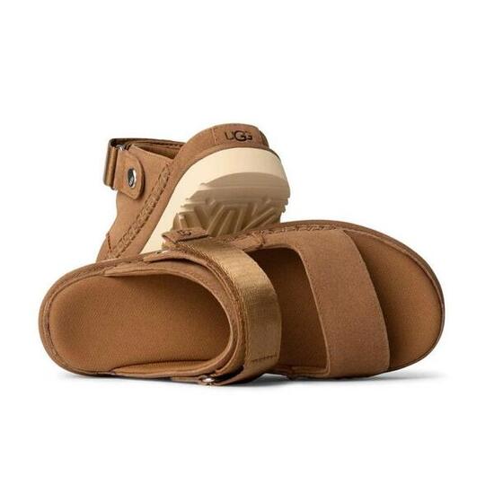 Sandalias Planas Mujer Ugg Marrón