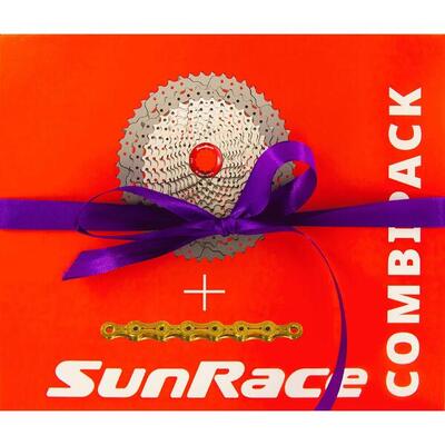 Paquete Combipack MX80 Shimano Sunrace 11v HG 11-51T con Cadena CN11A