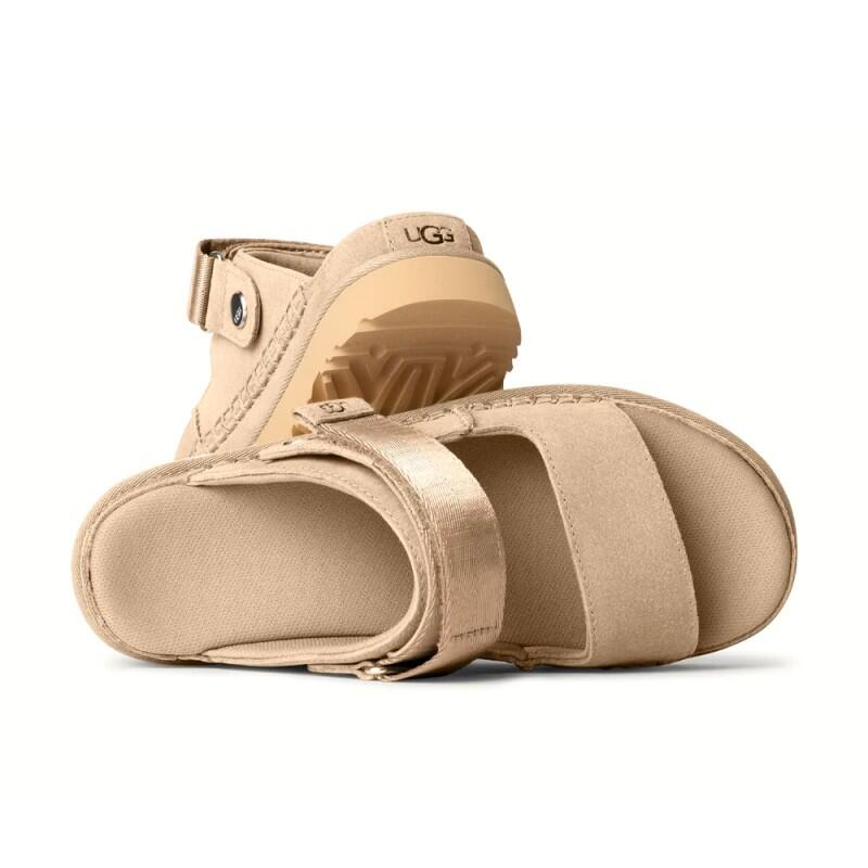 SandÁlias Rasas Mulher Ugg  Bege 3/5