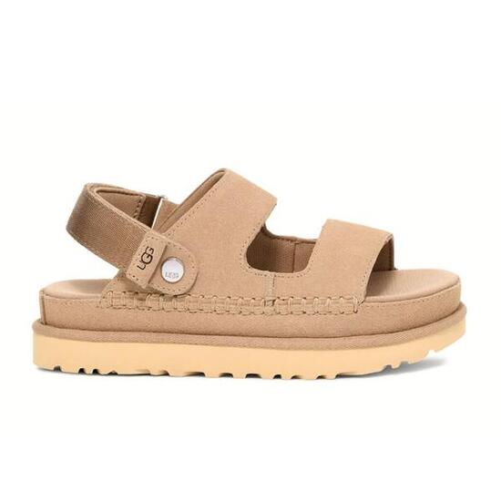 Sandales Plates Femme Ugg Beige