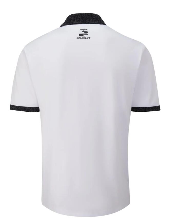 Fireballs by Stuburt Sevilla LIV Golf Camisola pólo de golfe para homem, branco 2/2