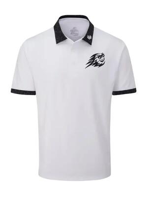 Polo da golf Fireballs by Stuburt Sevilla LIV Golf Uomo Bianco/Nero
