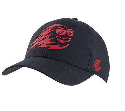 Fireballs by Stuburt Girona LIV Golf Cap, Golf Cap, Schwarz