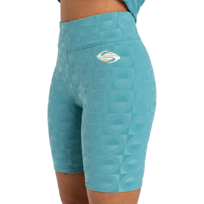 Szorty z elastyczną talią dla Kobiety TROPIC DAY CYCLIST Niebieski