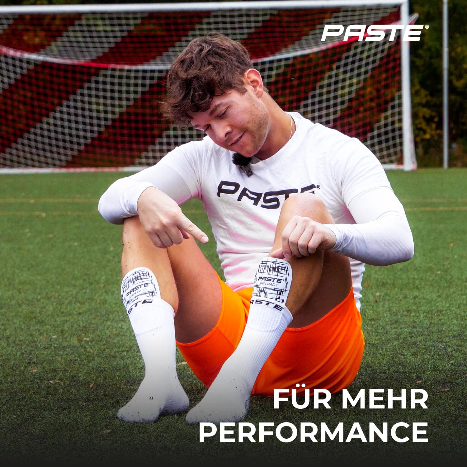 Schienbeinschoner Fußball – Individuell anpassbar mit Polster 6/6
