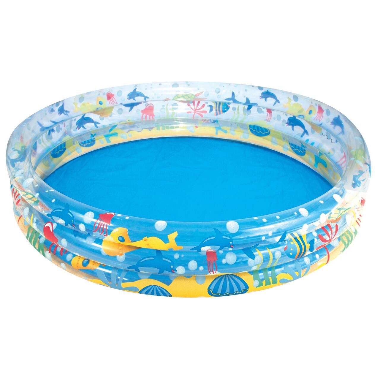 Gonfiabile Animali Marini Piscina Per Bambini Bestway Blu 1/2