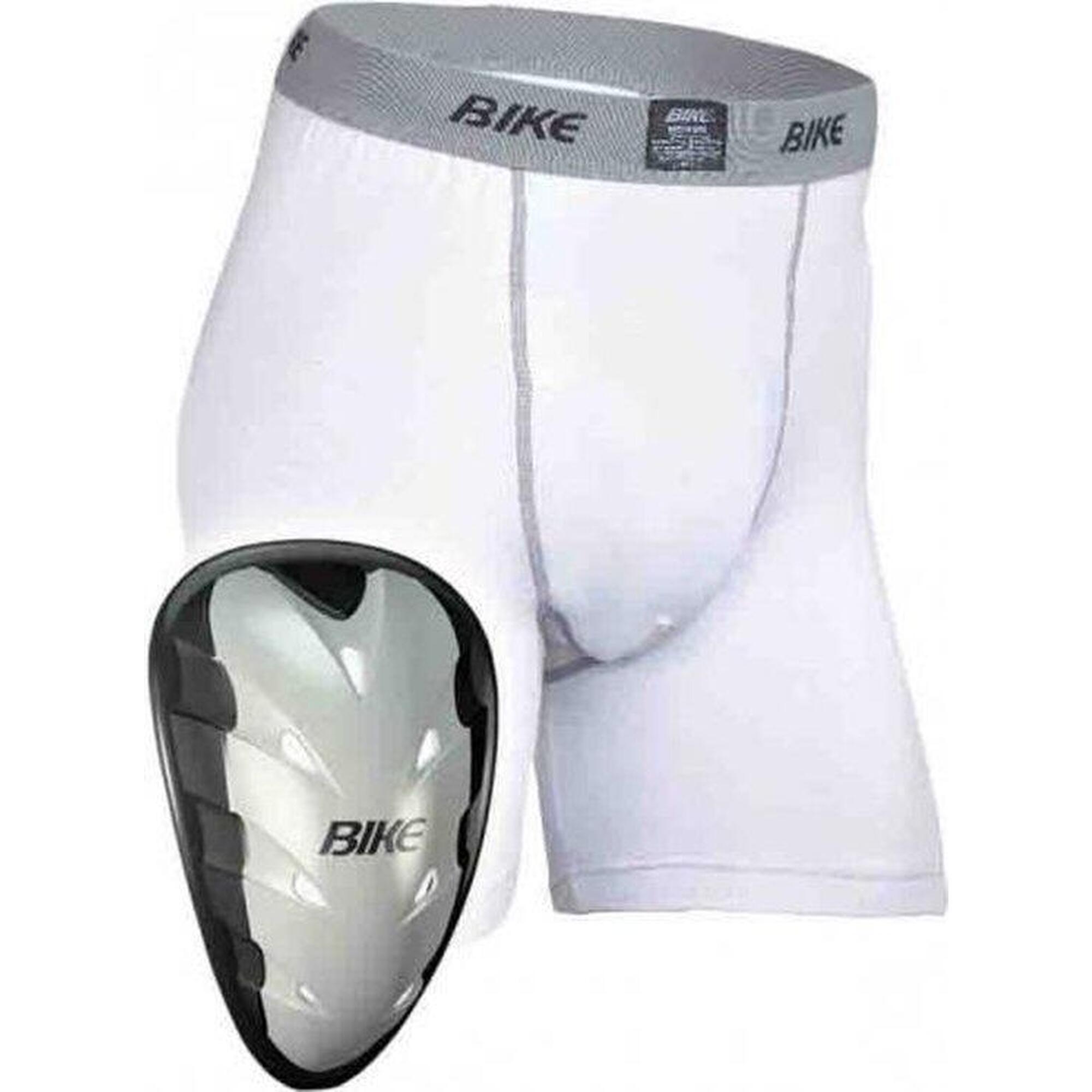 Bike - Pantalon Avec Coquille De Protection - Adulte (blanc) - Coquille De Protection - Blanc - 40 M - Decathlon
