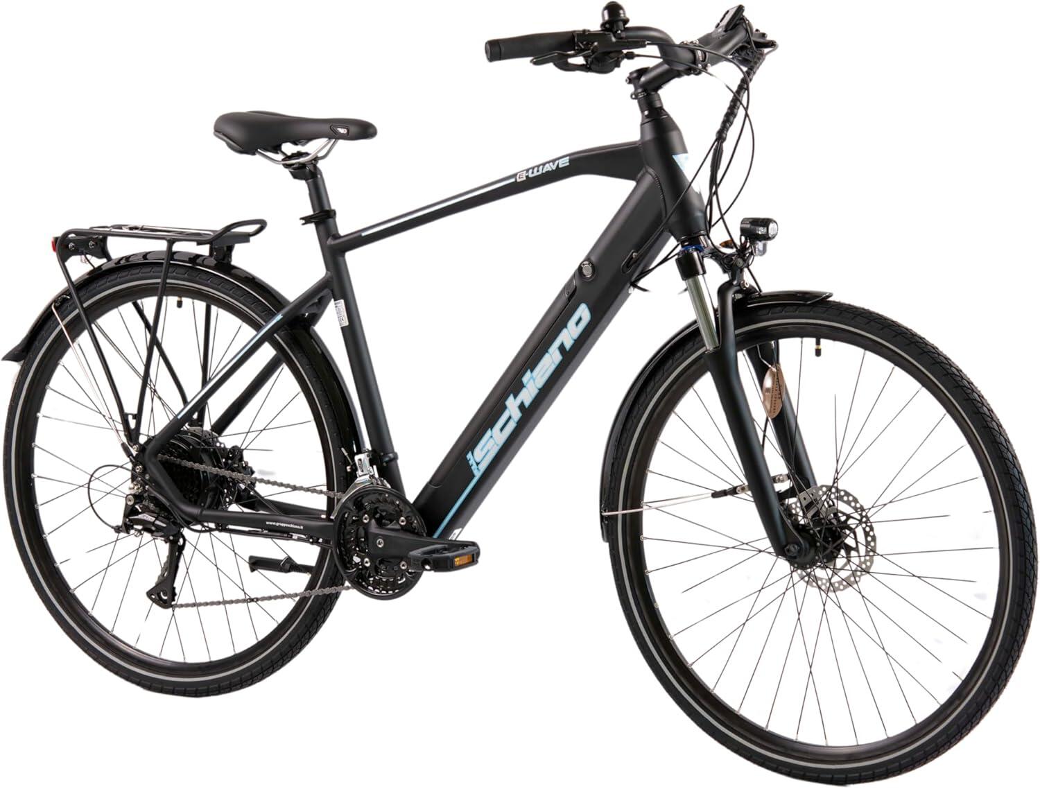 F.LLI SCHIANO E-Wave 28" Pedal-assist E-bike, preto