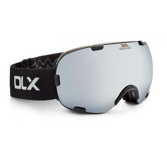 Skibrille, Verspiegelt Damen und Herren Matt Schwarz