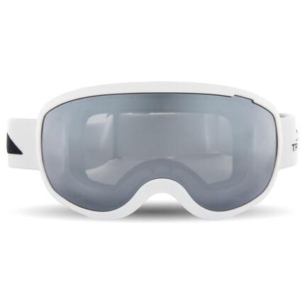 Skibrille Hawkeye mit dualsphärischen Gläsern Damen und Herren Mattes Weiß