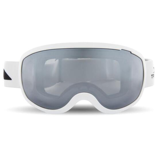 Skibrille Hawkeye mit dualsphärischen Gläsern Damen und Herren Mattes Weiß