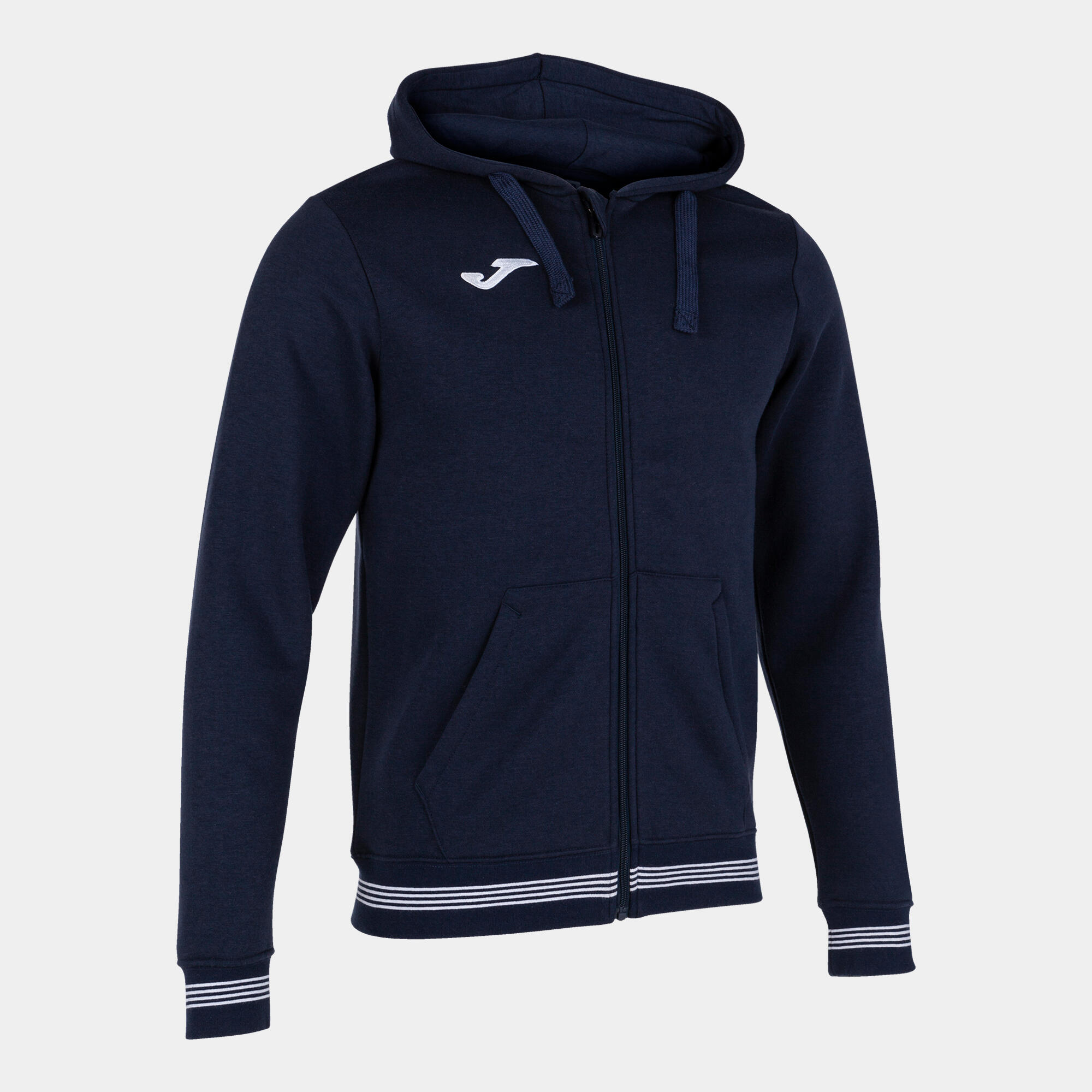Casaco com capuz futebol criança joma campus iii azul marinho