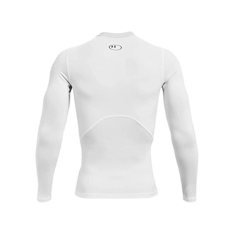 Bluza barbati Under Armour Heatgear Long Sleeve, Alb