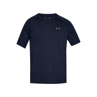 Heren-t-shirt met korte mouwen under armour zwart
