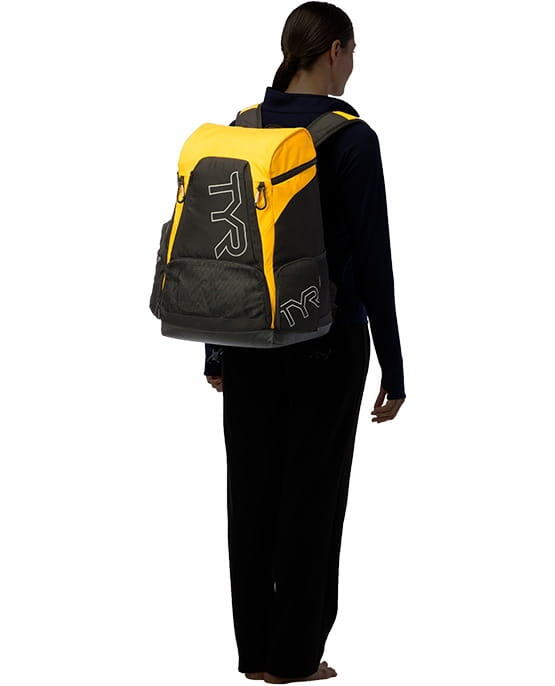 Mochila TYR Alliance Preta/Dourada 4/4