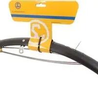 Sunnywhe 28 inch Front Mudguard, 50 mm Plastic, Matt Black.