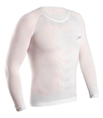 Fuse lange mouw shirt wit maat l 50-52
