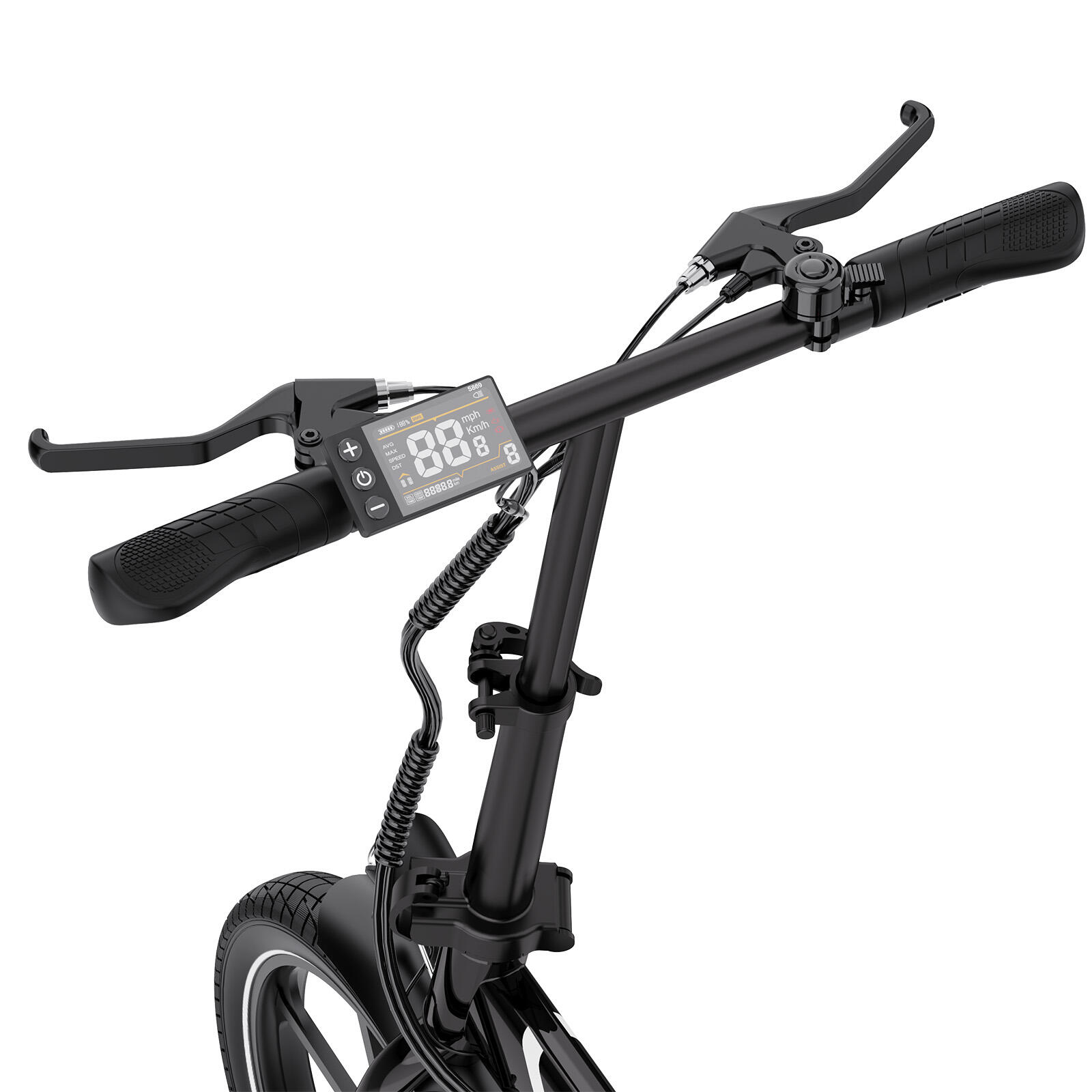 Faltbares Elektrofahrrad 250W – kompakt und leicht – EVERCROSS EK5 Schwarz 5/7