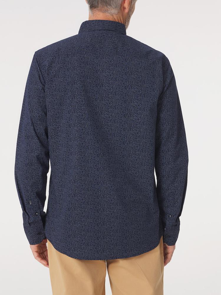 Camisa de hombre TBS RANDYCHE azul marino 5/5