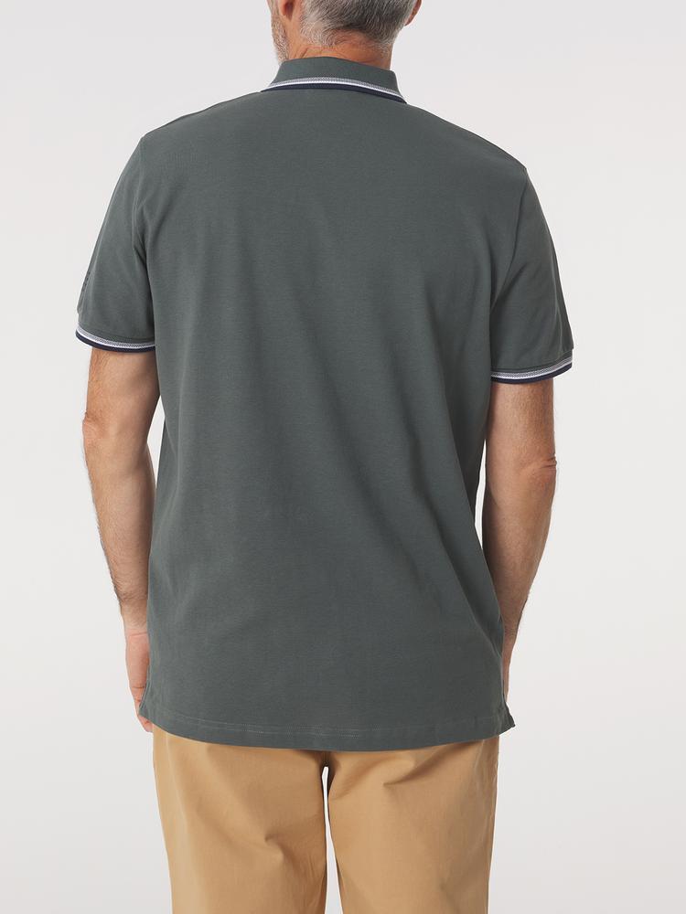 Polo gris para hombre TBS Yvanee 5/5