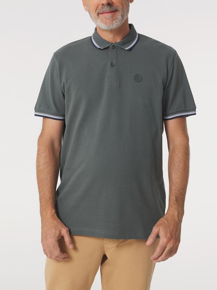 Polo gris para hombre TBS Yvanee 3/5