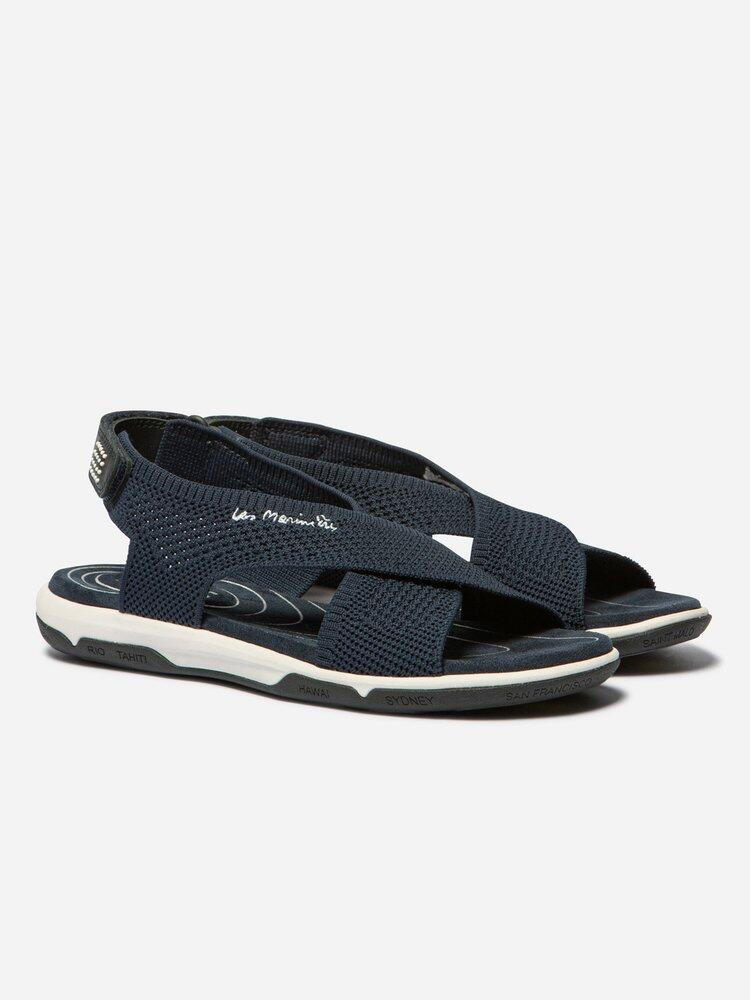 Sandales plates femme JAZZFIT Bleu 2/4