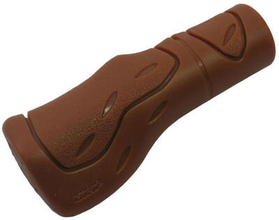 Pro grip handvat ergonomisch lang-model bruin (per stuk).