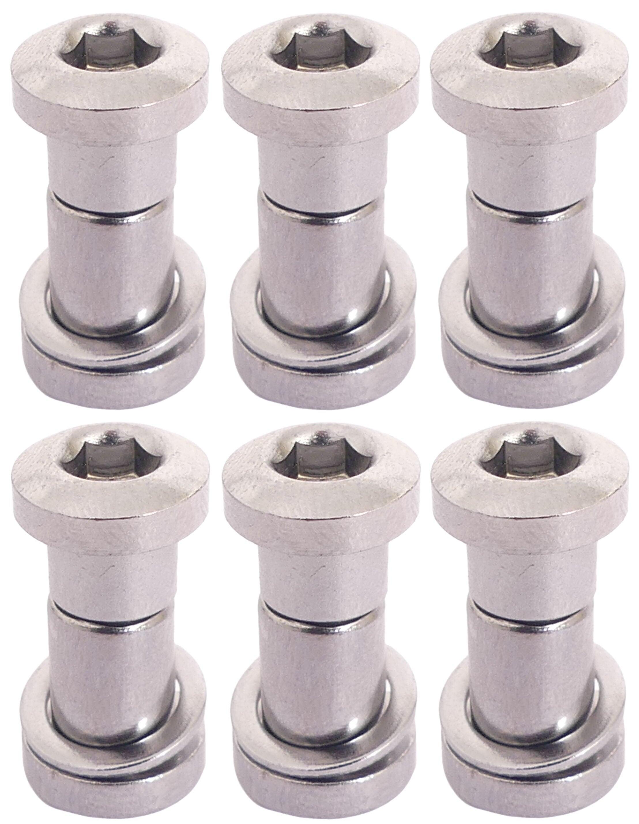Bofix zadelpenbout inbus 19 mm - Chroom (6 stuks) 1/2