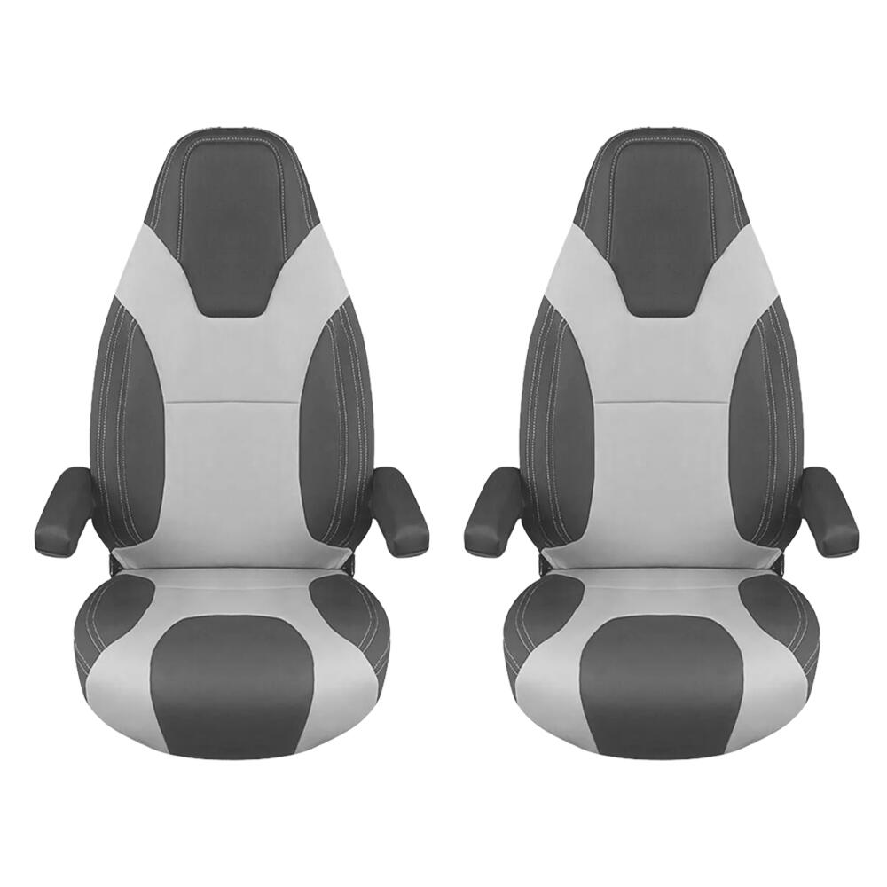 Par de capas de assento para fiat ducato captain rudi
