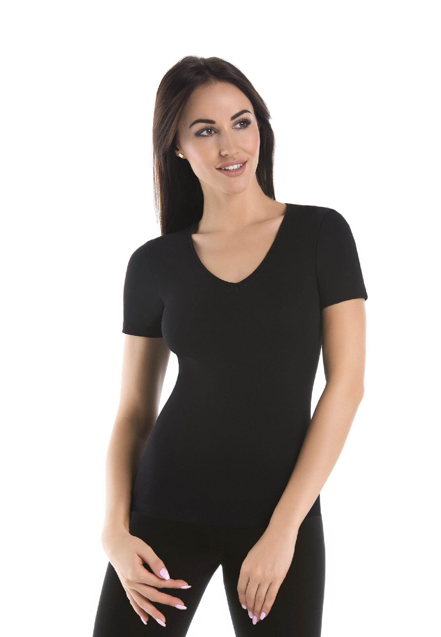 TEYLI Camiseta de algodão Teyli Deko-V