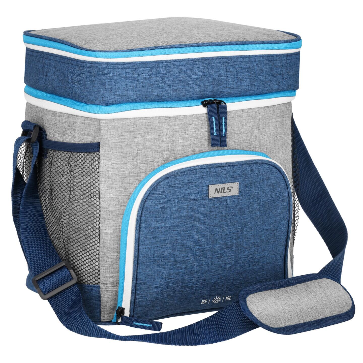 Nils - Sac Isotherme 15 L Nils Nc2902 - Glacière - Bleu|gris - 15 L - Decathlon