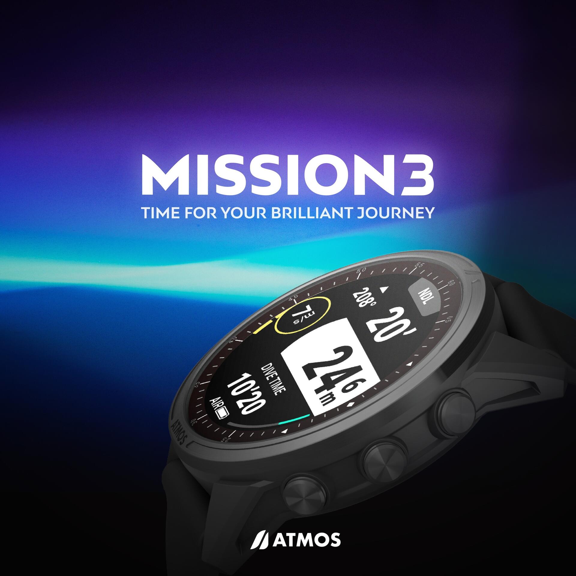 Mission 3 Dive Computer - Iridescent
