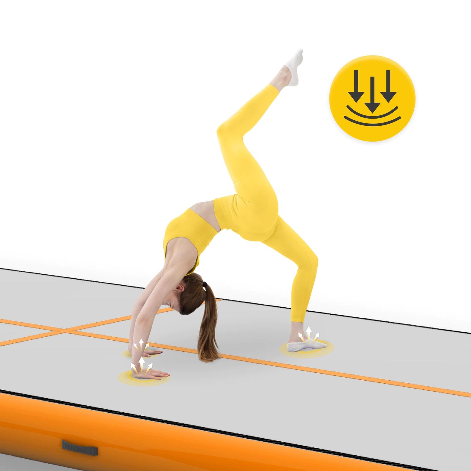 Ścieżka akrobatyczna 4FIZJO Air Mat 5x2x0,2m 3/7
