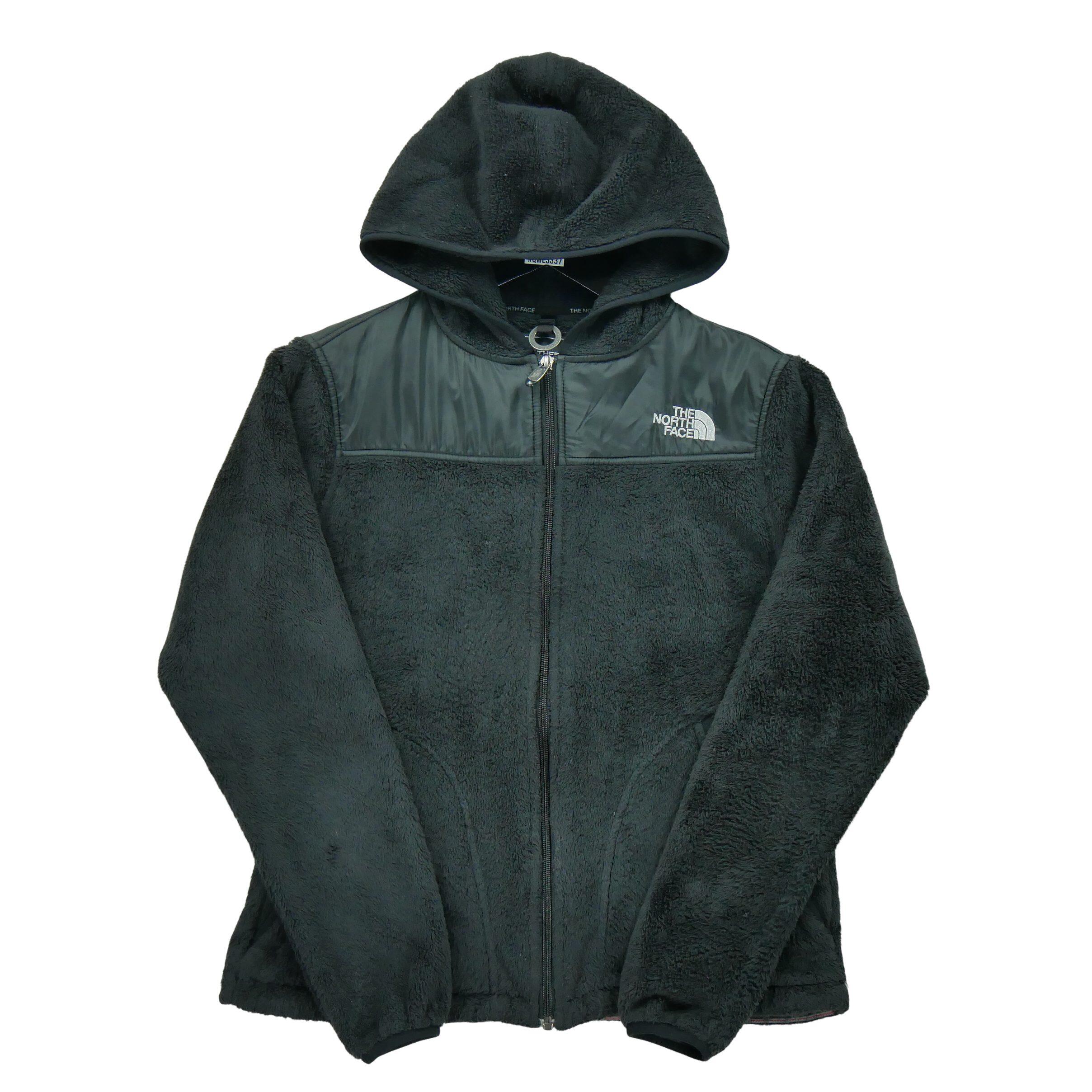 Segunda vida - jaqueta de lã preta tnf denali para mulheres - como novo