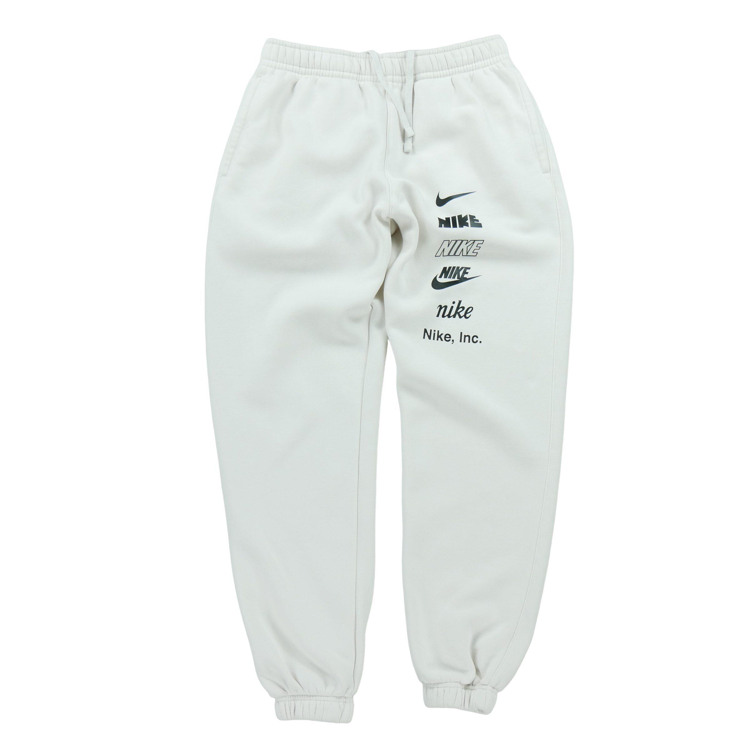 NIKE Segunda Vida - Pantalones de jogging blancos para hombre - Excelente