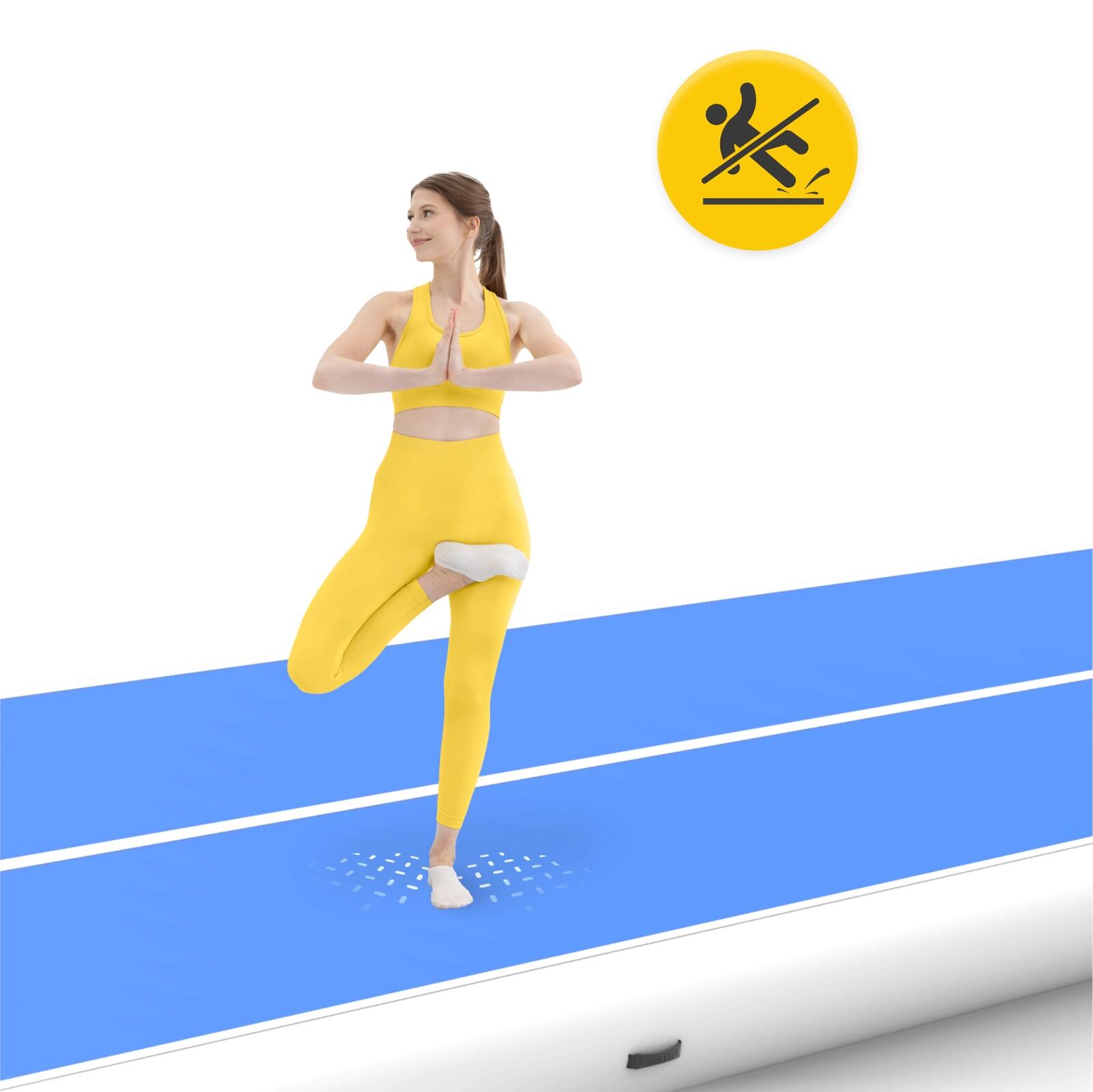 Ścieżka akrobatyczna gimnastyczna z pompką uniwersalna 4FIZJO AIR MAT PRO 8 m 4/7