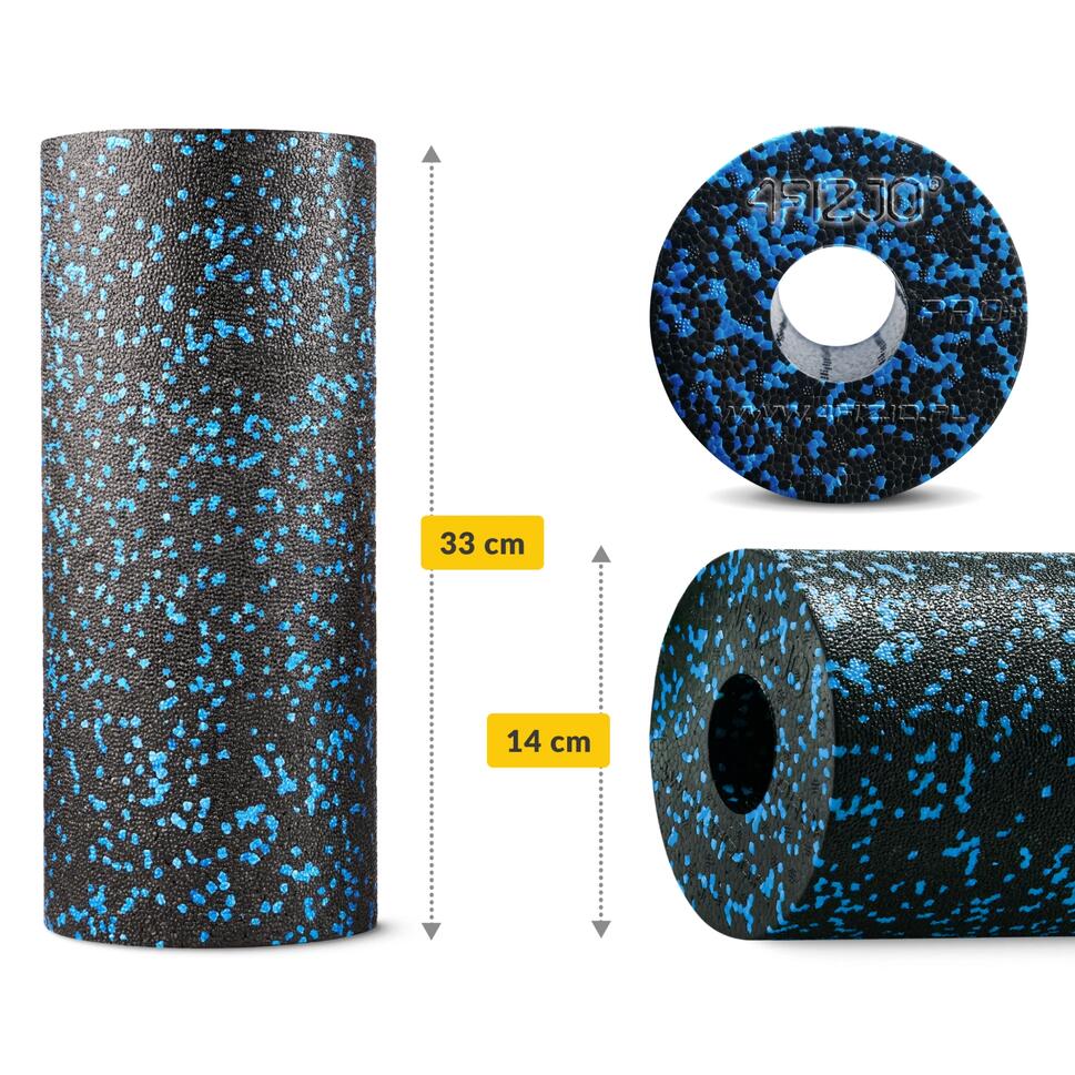 Roller do masażu piankowy uniwersalny 4FIZJO EPP 33 cm