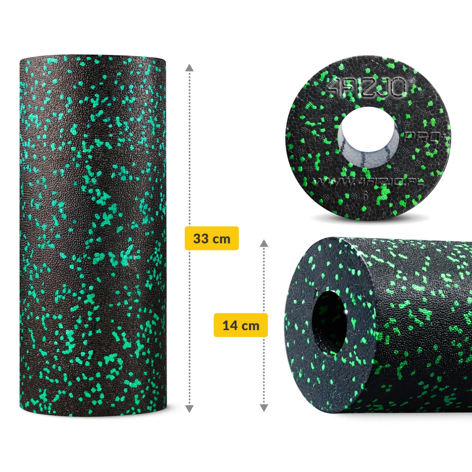 Foam roller rullo massaggio EPP 33 cm rigido alta densità riabilitazione 4FIZJO 2/7