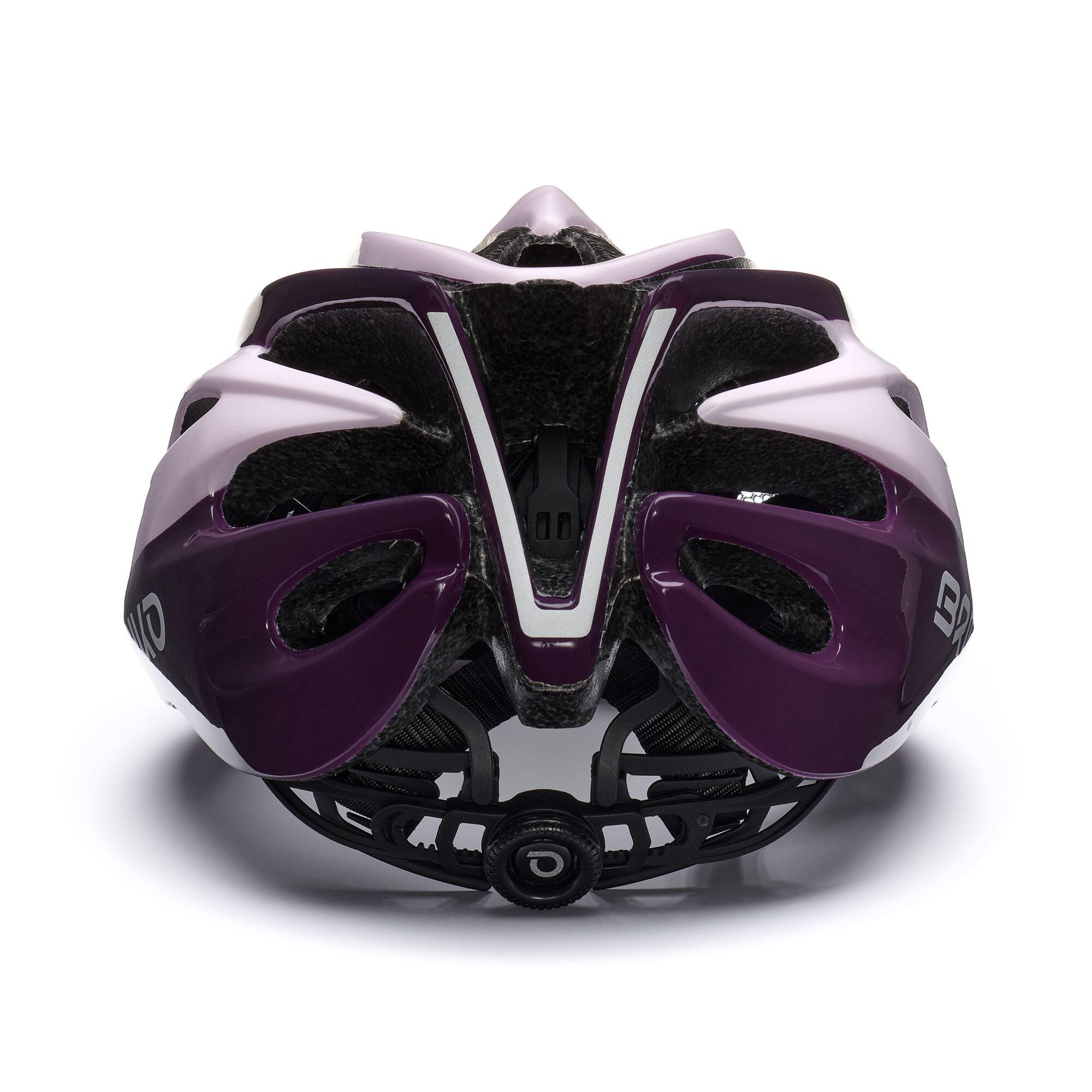 briko casco pink da uomo e donna in materiale sintetico da ciclismo e bici 4/5