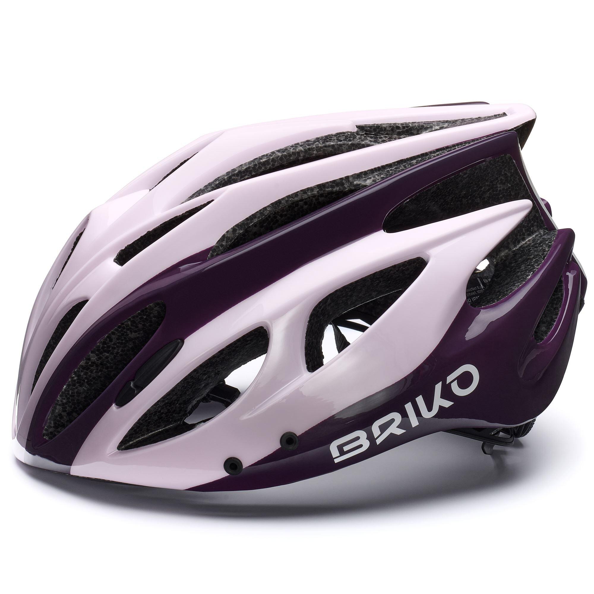 briko casco pink da uomo e donna in materiale sintetico da ciclismo e bici 2/5