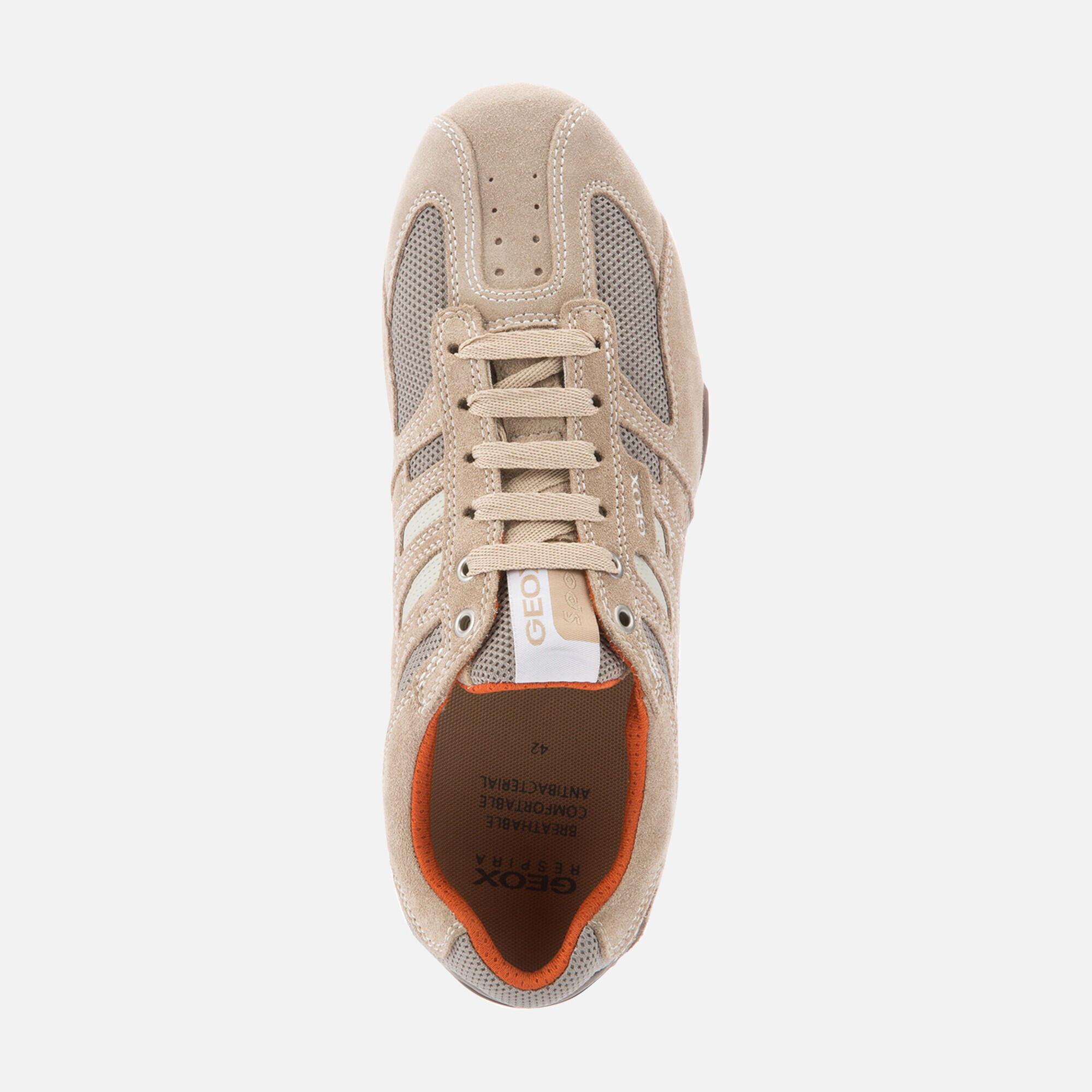 Geox U Snake K Herren Sneaker U4207K beige 6/7