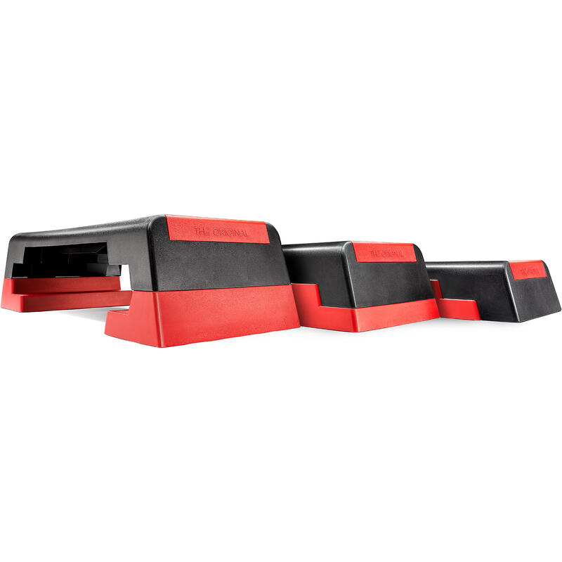 REEBOK STEP CZARNO-CZERWONY RAP-11150RD