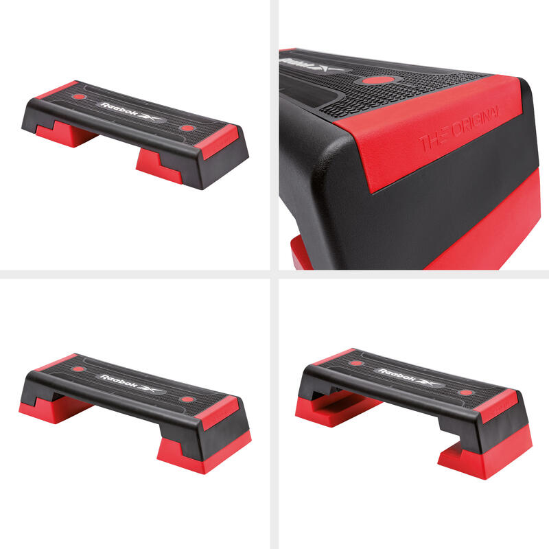 REEBOK STEP CZARNO-CZERWONY RAP-11150RD