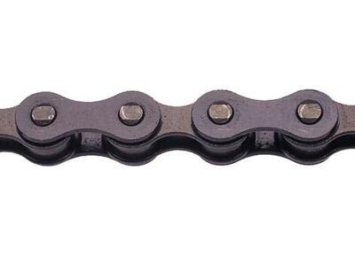 Fietsketting 1/2" x 1/8" voor naafversnelling / single speed 112 links - zwart