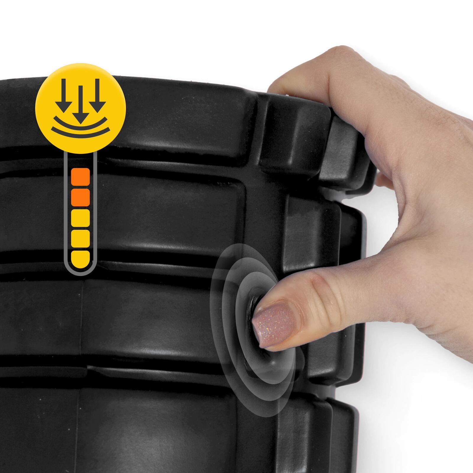 Foam roller EVA rilievi 33 cm trigger point schiena e gambe 4FIZJO 6/7