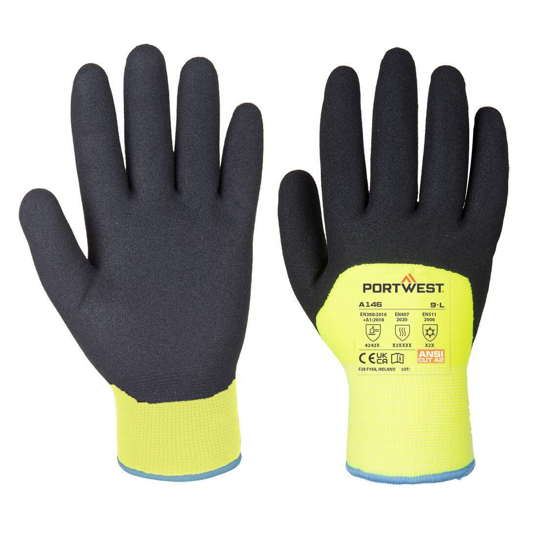 PORTWEST Adulto Unisex Guanti Invernali Portwest A146 Arctic Giallo