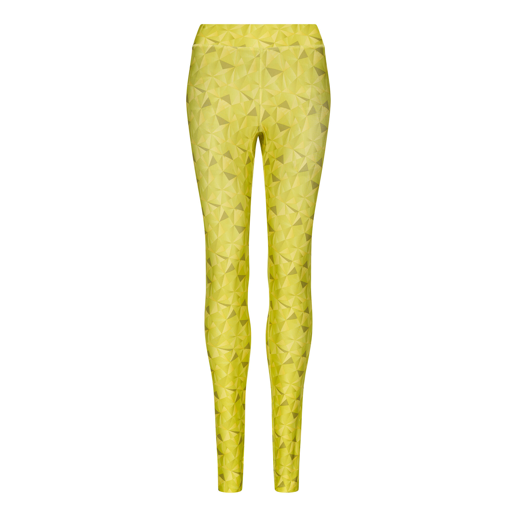 Womens/Ladies Cool Girlie Printed Leggings (Kaleidoscope Lime) 1/2