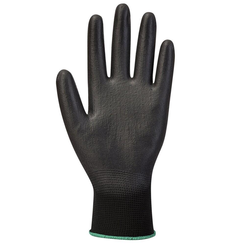 Unisex Adult PU Palm Gloves (Black) 2/3
