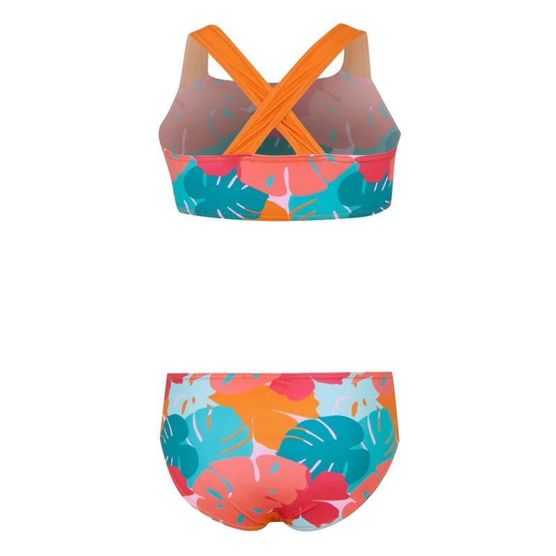 Ensemble De Maillot De Bain 2 Pièces DAKARIA Fille (Orange / Bleu / Rose)