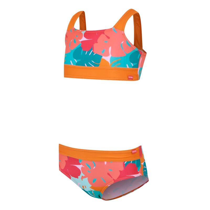 Ensemble De Maillot De Bain 2 Pièces DAKARIA Fille (Orange / Bleu / Rose)